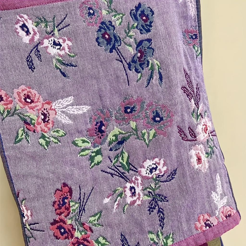 Bohemian Polyester Blend Face Washing Towels No-Fluff, For Home Thanksgiving Decor, Home Towels | Floral Towels Bathroom