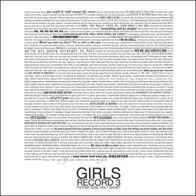 

CD GIRLS - Father Son Holy Ghost FANTASY007 Fantasy Trashca 2011 Europe Japanese Pop/Rock Used