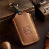 Funda Protectora de Cuero de Alta Calidad para Mando a Distancia de Coche, Soporte, Carcasa, Bolsa para Llavero Fob para Renault Captur Koleos Kadjar Accesorios