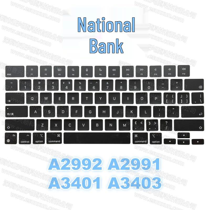 Tasti di ricambio per MacBook Modelli A2442, A2485, A2991, A2992, A3112, A3185, A3186, A3401, A3403