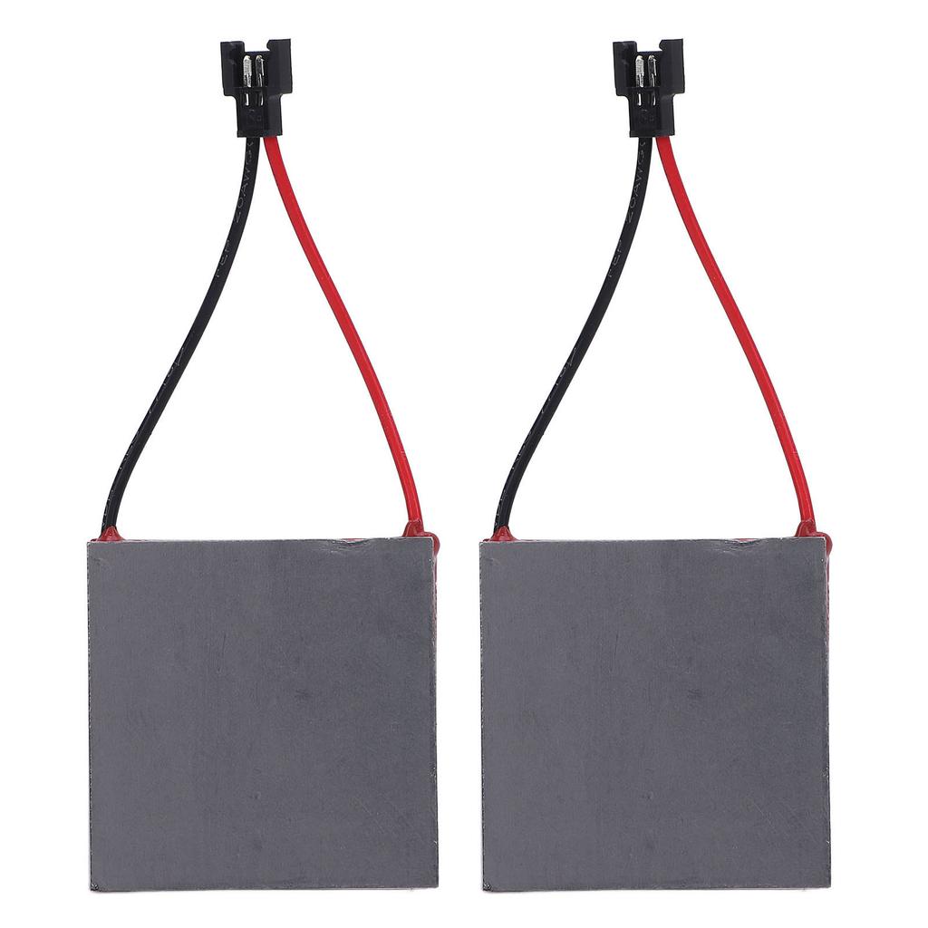 2Pcs Fireplace Fan Power Generation Sheet Heat Powered Wood Stove Fan Replacement Repair 227℃ Heat R