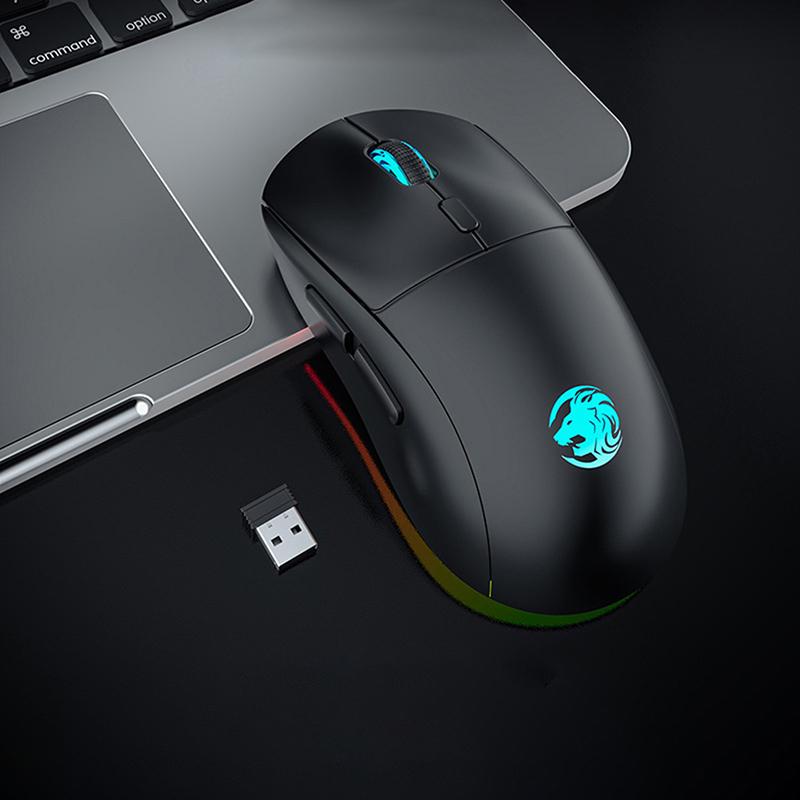 

G301 перезаряжаемая USB 2.4G беспроводная Bluetooth RGB подсветка игровая мышь настольный ПК