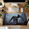 Angel Grave Xl Gaming Mouse Pad Nonslip Rubber Base Stitched Edge Waterproof Desk Mat For Pc Laptop Gamer Office Computer Accessories C929479