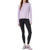 Adidas Striped Round Neck Long Sleeve Pullover T-Shirt Women Tops Pink Plum JW9670