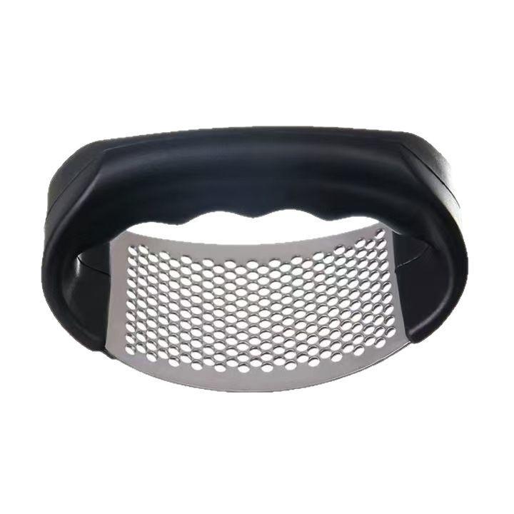 Manual Circular Garlic Press Stainless Steel, Household Kitchen Garlic Pounding Tool, Garlic Mash In Stock
