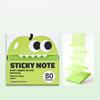 New 80Sheets/Box Self-Adhesive Memo Pads Pull-Type Sticky Note Pearlescent Transparent Paper For Office School Stationery Supply