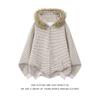 Retro Striped Hoodie Cardigan & Straight-Leg Sweatpants Set – Trendy Unisex Spring Sportswear