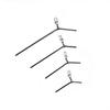 Topranc 12Pcs Anti Tangle Sea Fishing Accessories Fishing Balance Brass Tube Connector L- Shape Booms Accessory Size 5/7/9/12CM
