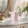 Multifunctional Desk Organizer 3D Printed Pen Holder, Large Capacity Dual-Purpose Makeup Brush Cute And Holder Pearlescent Angel Wing Relief