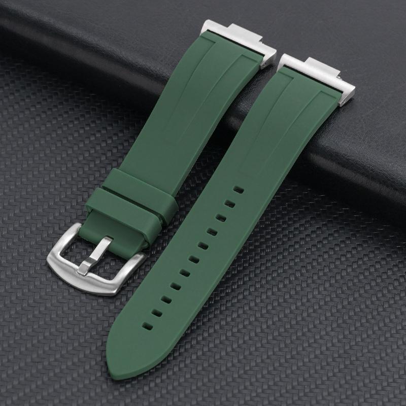 Rubber Strap with Adapter for Tissot PRX Series T137.407/T137.410 Super Player 40mm New FKM Quick Release Watch Band 12mm