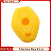Silikon Auto Schlüsselanhänger Etui Halter Schale Schutz Schlüsselhülle Passend für BMW X3 X5 Z3 Z4 3 5 7er E38 E39 E46 E83 M5 325i 2 Tasten