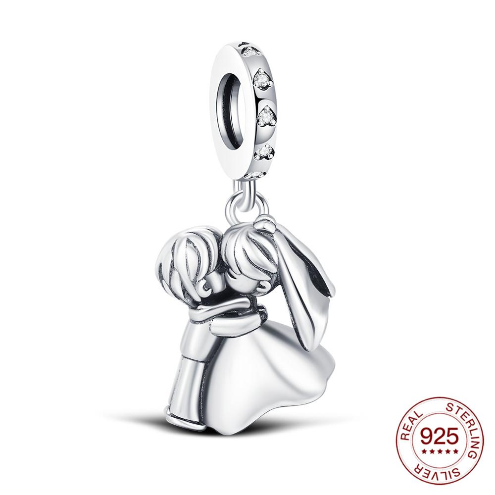 Copper Love Pendant Wedding Charm Jewelry Making For Fashion Bracelet Wedding Wedding Anniversary Jewelry Diy Gifts