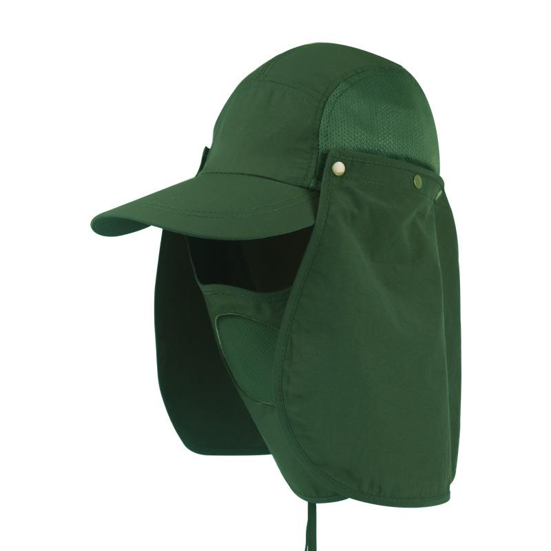 Outdoor 360 sun protection hat fishing cap cap Guangzhou hat protective baseball cap