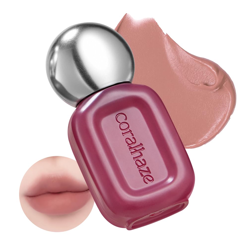 

Coral Haze Bare Velvet Tint #302 Bare Fig 3g Matte Tint, High Color Payoff, Soft and Long-lasting, Fluffy Blur, Smooth Finish, Foggy Lip, Lip & Cheek