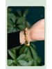 Green Kinam Agarwood Jujube & Amber Beaded Bracelet with 925 Silver Accents