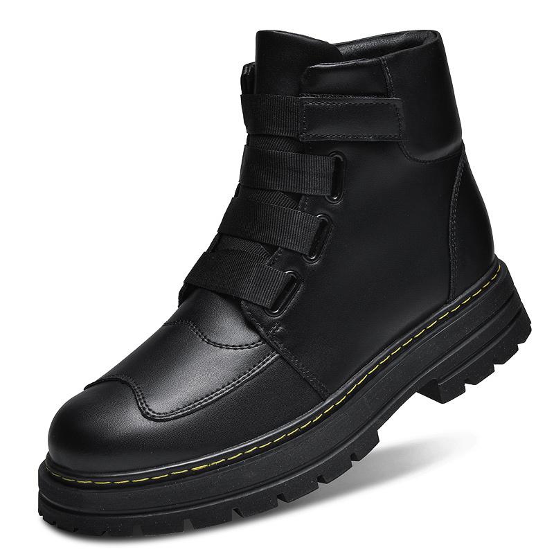 Unisex ručně vyráběné retro pánské boty z přírodní hovězí kůže Vodotěsné kotníkové sněhule Pánské boty