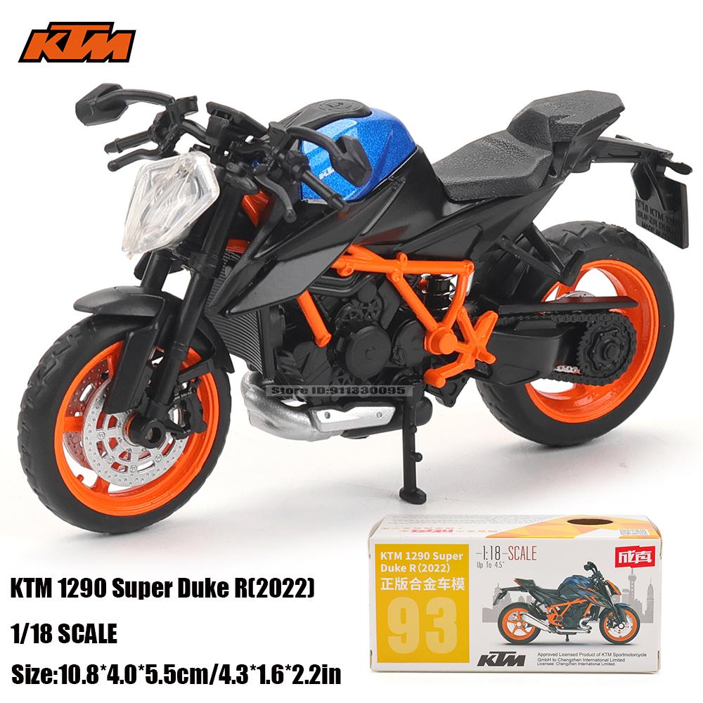 MSZ CCA 1:18 KTM 1290 Super Duke Классический Мотоцикл Сплав Модель Автомобиля Детская Игрушечная Машинка Литая Модель Мотоцикла Игрушка Подарки