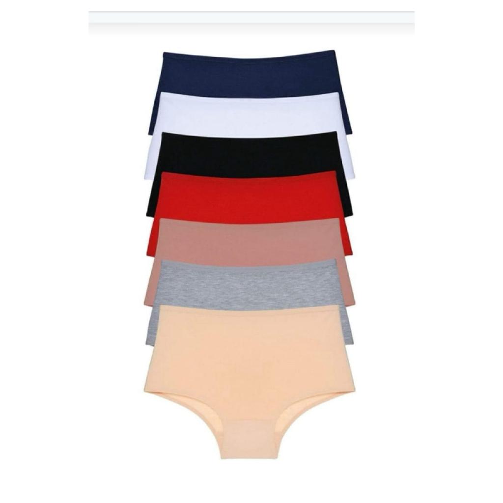 Chiloți de damă cu talie înaltă, 7 piese