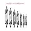 5/6Pcs Metal Center Drill Bits Conical Hole Countersink  Drill  Lathe Metalworking