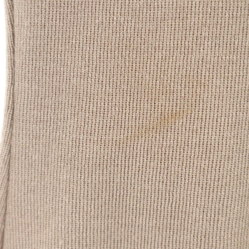 FOXEY Made In Japan Knit Vest 40 Beige Women Used