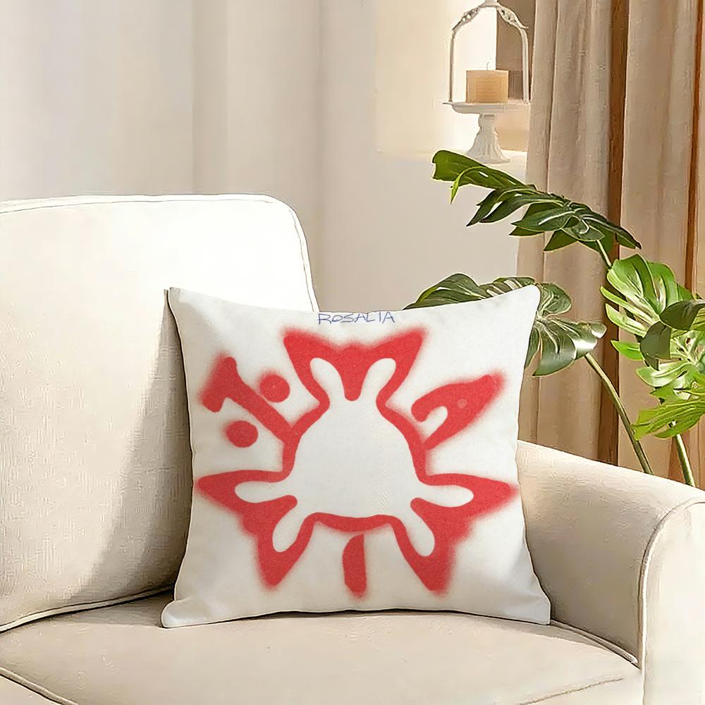 RRosalia singer Cushion Cover Reversible Plush Pillow Cover Soft Fluffy Home Decor for Sofa Bedroom