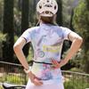 Women's Short-sleeved Cycling Jersey Spring and Summer Breathable Road Bike Mountain Bike Short-sleeved Top for Women