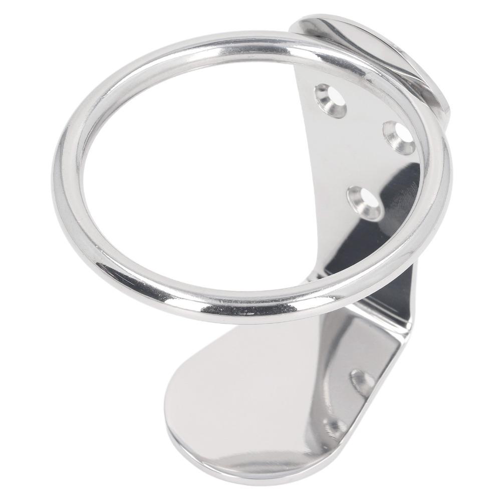 Single Holder Ring Drink Holder Stainless Steel Boat Cup Holder Wall Mount Holder Yacht Use