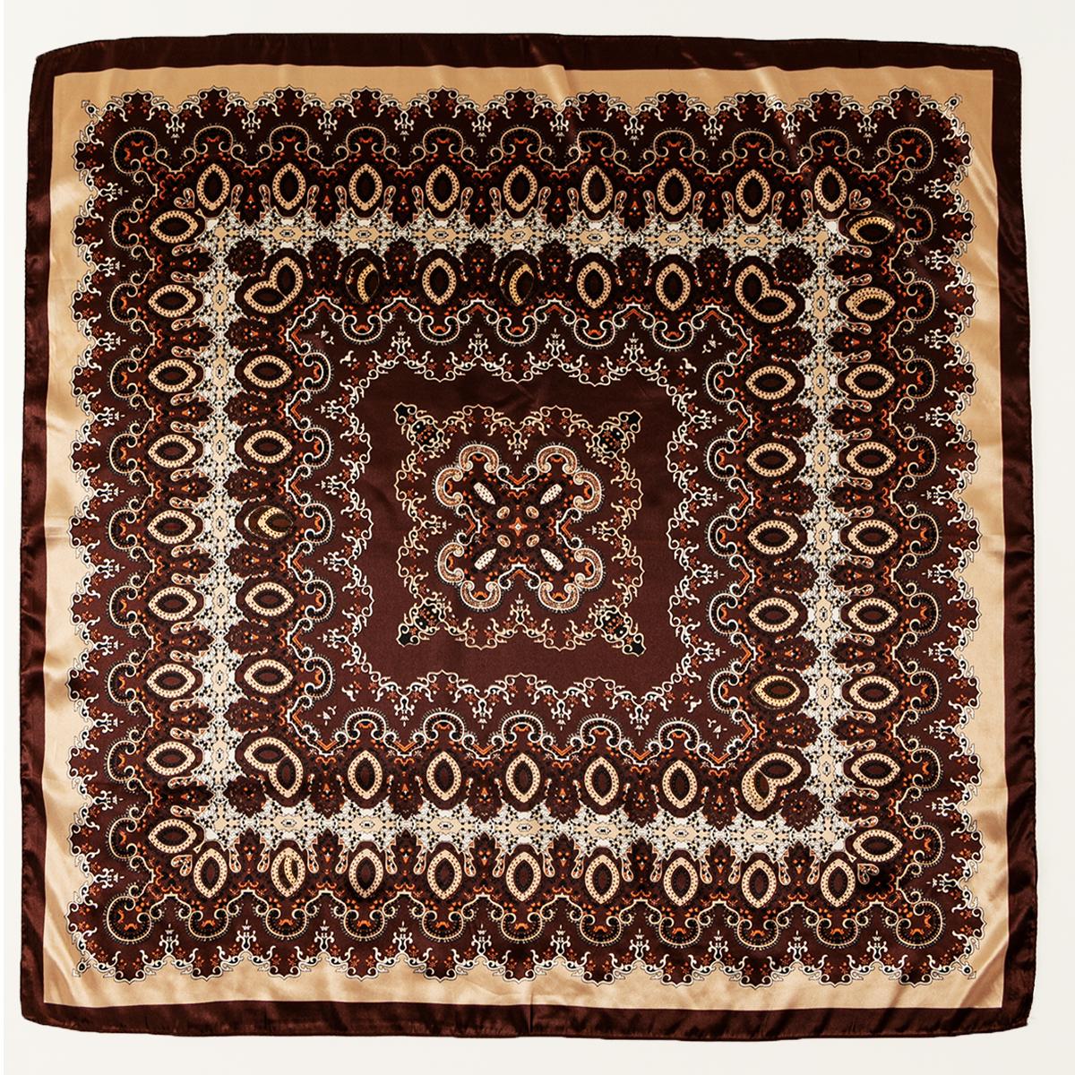 

90*90cm Satin Silk Square Scarf Woman Fashion Kerchief Neck Head/Hair Scarves Bandana Handkerchief Paisley Printed Headscarf