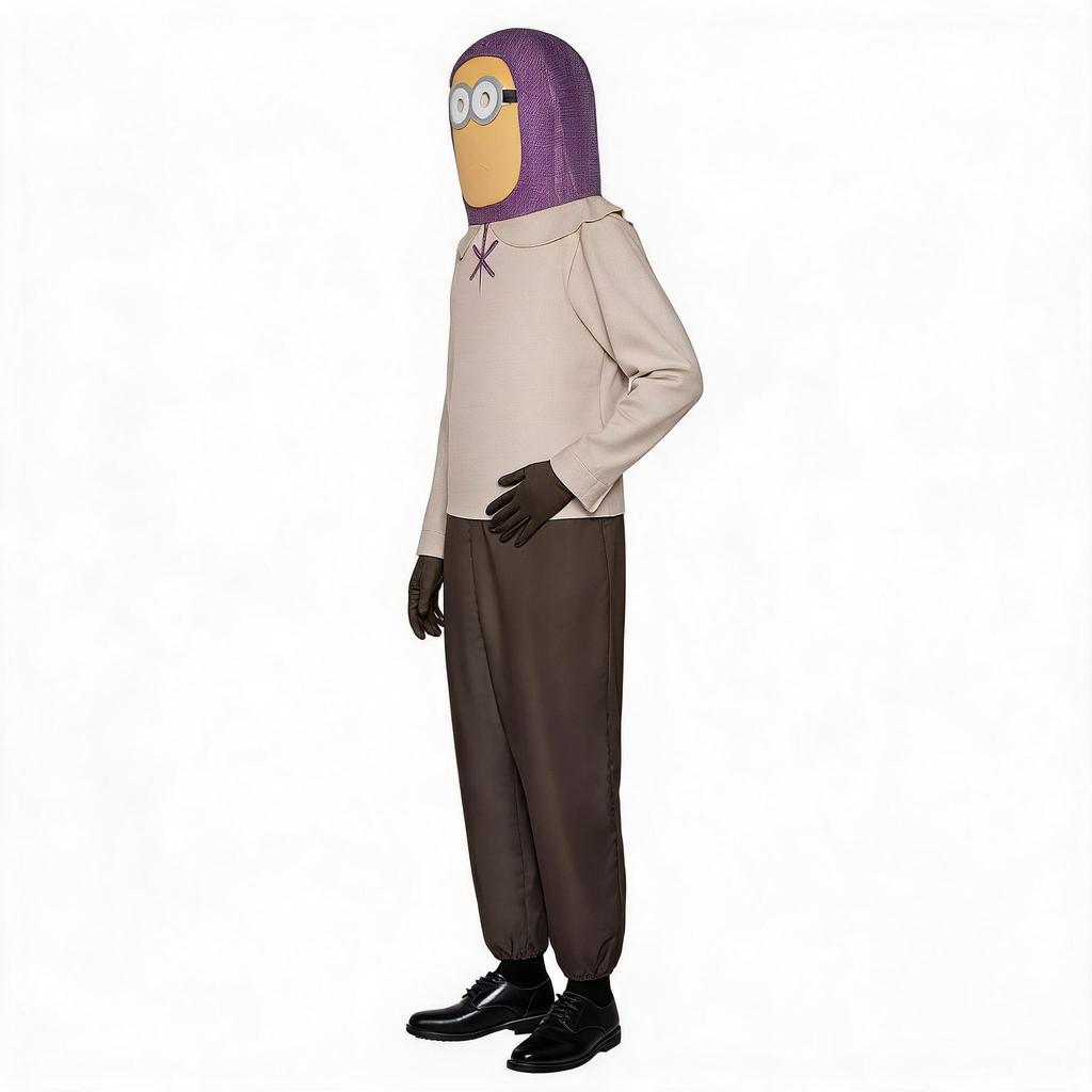 Little Human & Big Monster Medieval Clown Cosplay Costume, Halloween Anime Stage Outfit