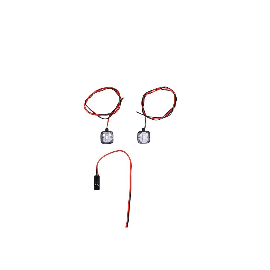 LED Toy Car Lights Remote Control Car Spotlights with Metal Bracket 12mm Diameter RC Car Flashing Light Strips