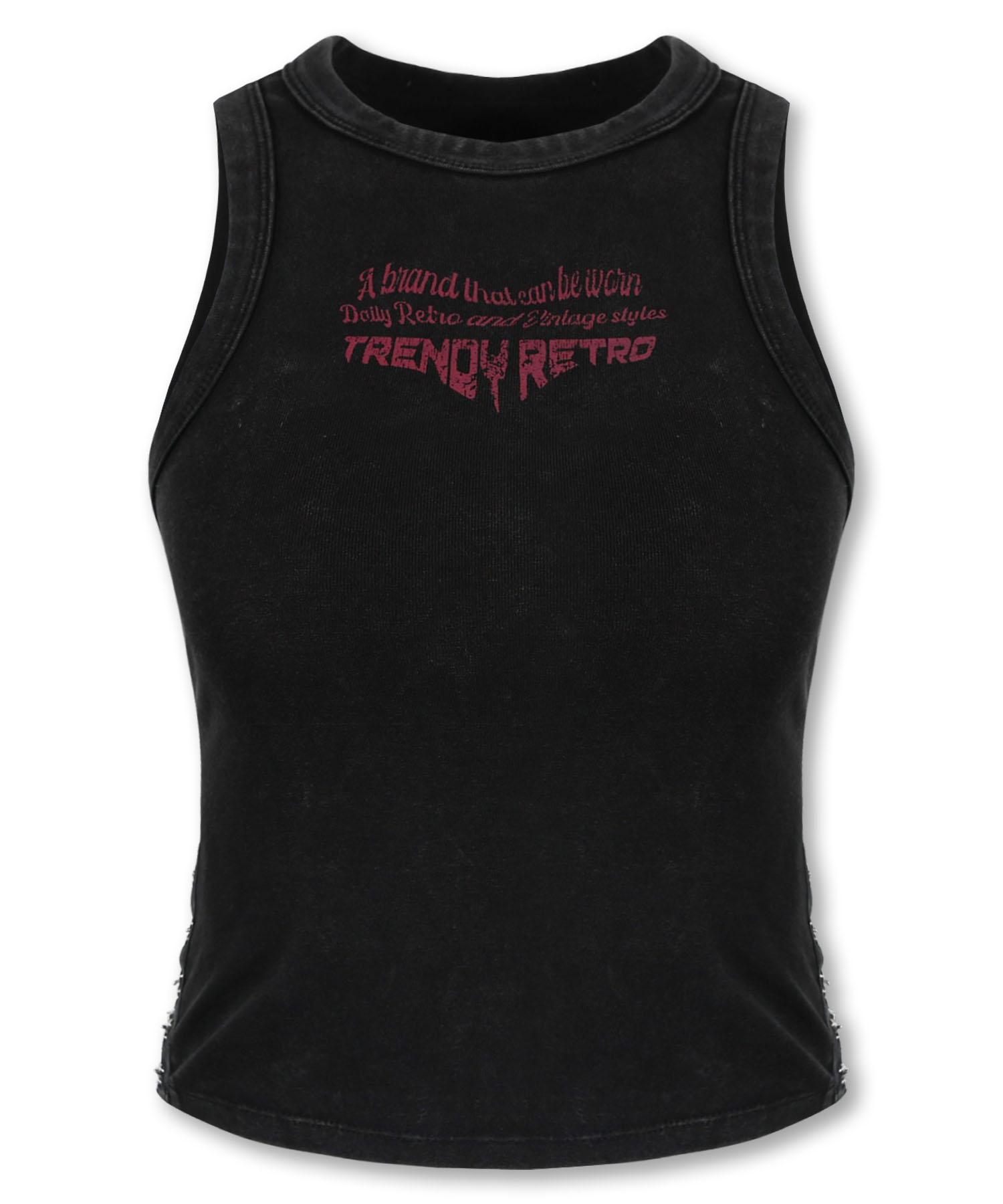 Goobin (W) Side Hook Point Sleeveless Black/Default S