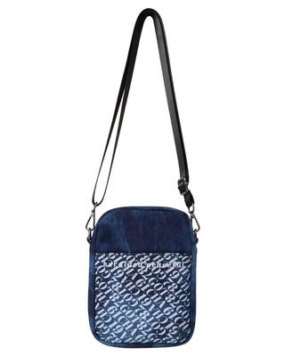 [Gatcha] Water-repellent Denim Mini Shoulder Bag Pouch 262G8511L Indigo F
