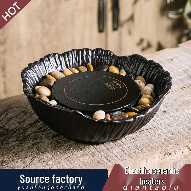Intelligent Silent Electric Ceramic Tea Stove with Pebble Design