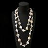 Shell Crystal Necklace 1.2 Meters Long Necklace Sweater Chain Fashion Versatile Necklace