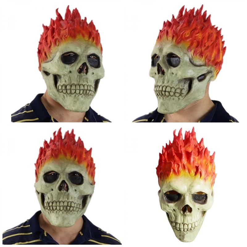 Halloween Face Paint Ghost Rider Mask Skull Car God Mask Soul War Car Mask