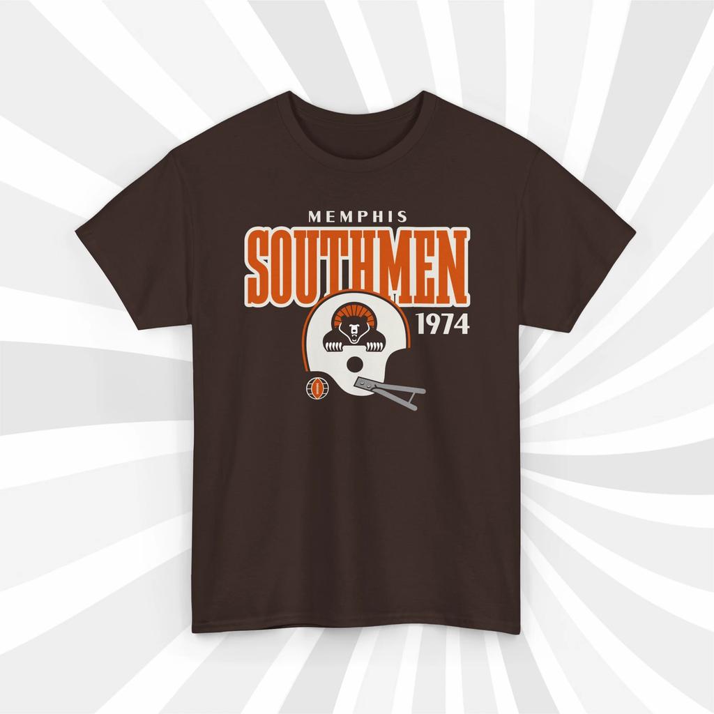 Memphis Southmen 1974 WFL Vintage Football Helmet T shirt