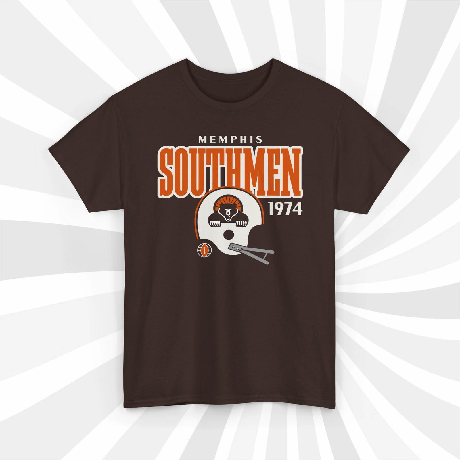 Memphis Southmen 1974 WFL Vintage Football Helmet T shirt M
