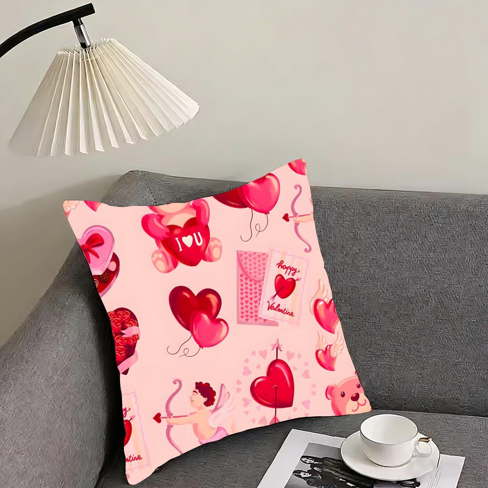 Love INS Cushion Cover Pillowcase Ultra Soft Skin Friendly Fabric Cloud Like Comfort  Concealed Zipper