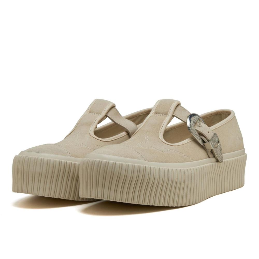 Converse As LifTd RibTape T sTrap wT Ox 31315841 sTone whT