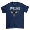 ShirtShack Anatomy Of A Bumblebee Men's Funny T-Shirt 100% Cotton Black Shirt
