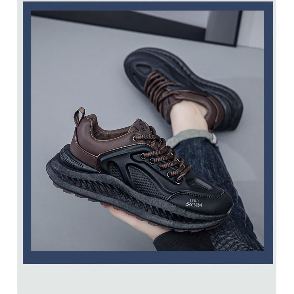 Casual Shoes Men's Shoes Korean Fashion Pops Shoes Men Tide Shoes Thick Bottom Running Sports Shoes