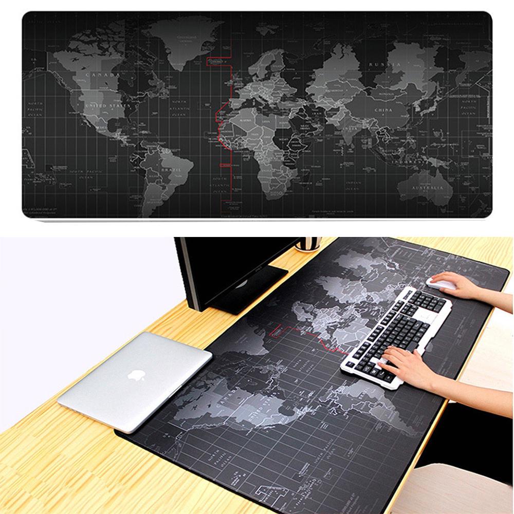 Fashion Cool Extra Large Mouse Pad Old World Map Gaming Mousepad Anti-slip Natural Rubber with Locking Edge Gaming Mouse Mat