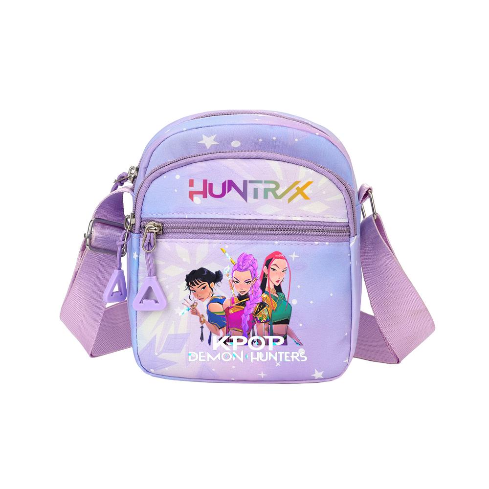 KPop Demon Hunters Shoulder Bag Trendy Single Shoulder Messenger Bag Pack Candy Bag Purse Wallet Handbags
