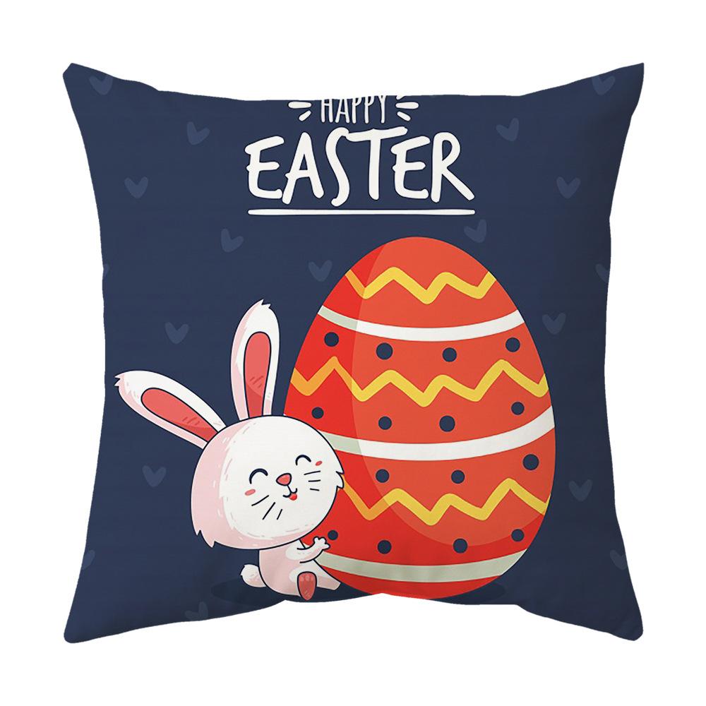 Easter Pillow Cover, Living Room Sofa Cover, Car Cushion Cover, Bay Window Cushion, Office Waist Protector