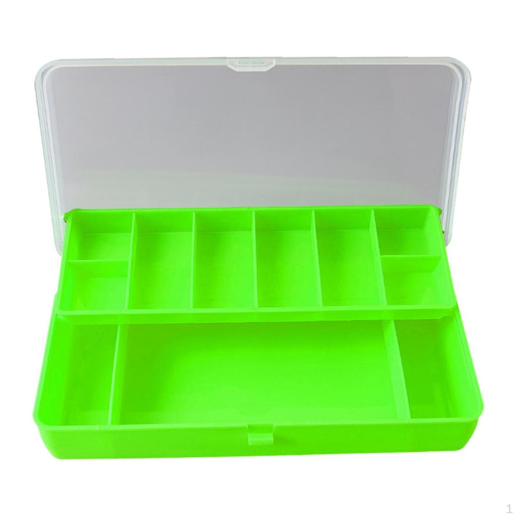 Fishing Gear Organizer Case with Dividers for Bait Storage And Outdoor Use