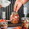 Durable Plastic Fermenting Lid With Management System produced For 86mm Jars