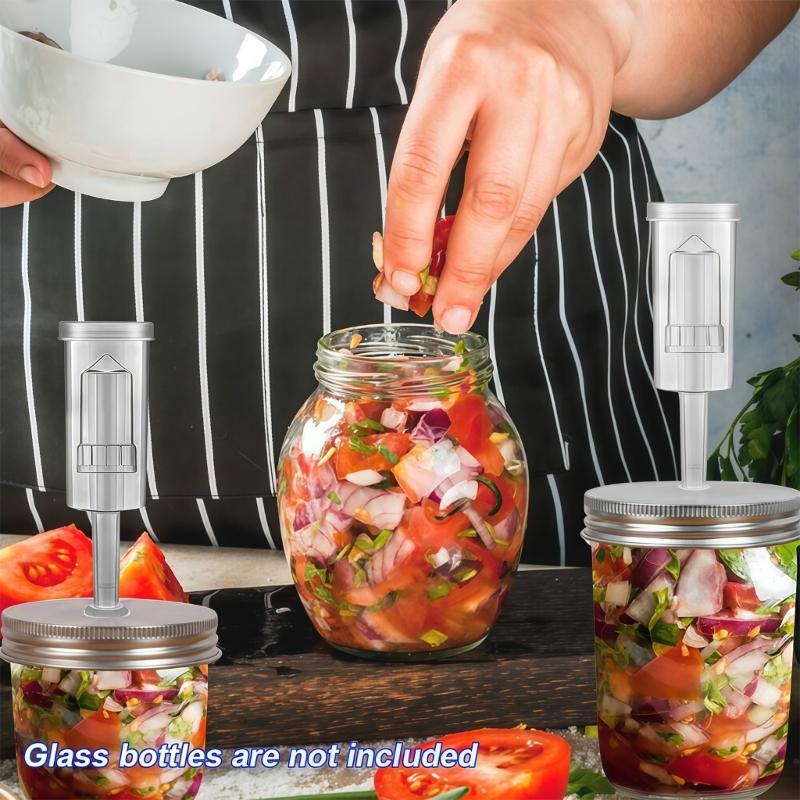 Durable Plastic Fermenting Lid With Management System produced For 86mm Jars