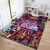 Halloween Horror Horror Theme Stranger Things Carpet Home Living Room Decoration Table and Chairs Anti Slip Door Mat Outdoor Picnic Mat Carpet A7