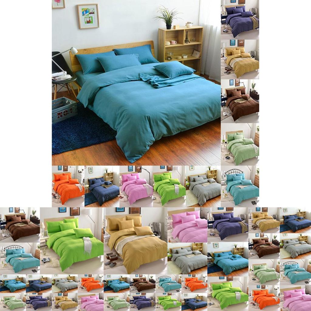 Elegant Pure Color Bedding Set With High Color Fastness And Comfort