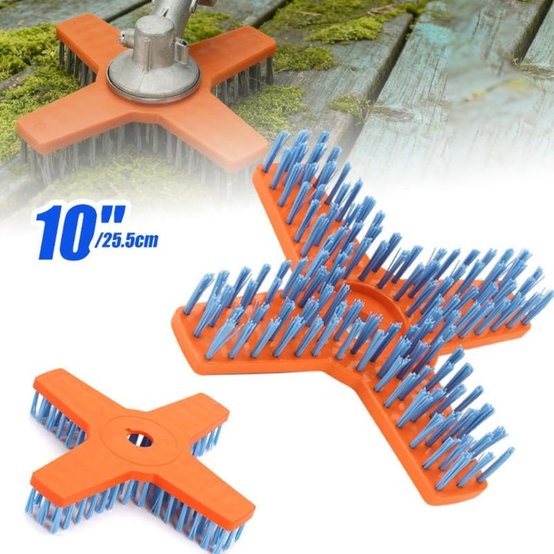 Light weight Lawn Mower Cleaning Brush High-Efficiency Nylon Weeding Brush Head Cleaning Garden Tool Brush Cleaning Tool